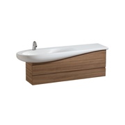 Тумба для раковины Laufen Alessi one 4.2436.0.097.630.1 135x32 см 2 ящика для 8.1497.1 натуральный шпон