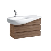 Тумба для раковины Laufen Alessi one 73x32 см 2 ящика для 8.1497.5 натуральный шпон