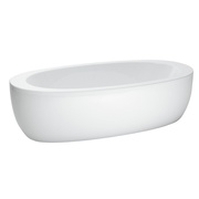Акриловая ванна с гидромассажем Laufen Alessi one 203x102 см, отдельностоящая с панелью, сенсорное управление аэро-, гидромассажем и LED подсветкой