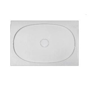 Поддон Laufen Alessi one 120x80 см для правого угла, цвет белый с покрытием Antislip