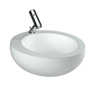 Раковина Laufen Alessi 52x52x17.5 см чаша без отверстия для смесителя