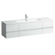 Тумба для раковины Laufen Case 179x47.5 см 2 ящика белый глянец