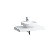 Столешница Laufen Case 90x52 см, 2 консоли, без отверстия белый