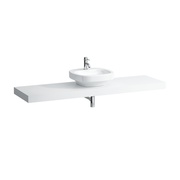 Столешница Laufen Case 180x52 см, 3 консоли, без отверстия белый