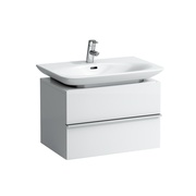 Тумба для раковины Laufen Case 64.5x43 см 2 ящика белый глянец