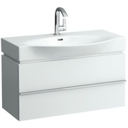 Тумба для раковины Laufen Case 89.5x37.5 см 2 ящика белый глянец