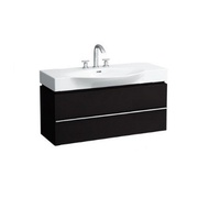 Тумба для раковины Laufen Case 89.5x37.5 см 2 ящика черный дуб