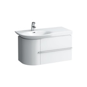 Тумба для раковины Laufen Case 4.0153.1.075.464.1 84x37.5 см закругление слева 1 ящик для 81670.2 белый глянец