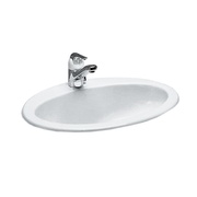 Раковина Laufen Indova 57x45 см встраиваемая сверху, глазурированная с обеих сторон