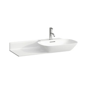 Раковина Laufen Ino 90x45 см полочка слева без отверстия для смесителя с покрытием LCC