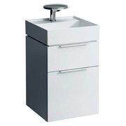 Тумба для раковины Laufen Kartell 45.5x45.5 см 2 ящика белый глянец