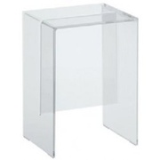 Табурет Laufen Kartell 33x28x46.5 см прозрачный