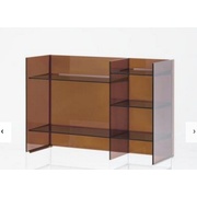 Шкаф-витрина Laufen Kartell 75x26x53 см янтарь