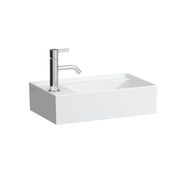 Раковина Laufen Kartell 8.1533.5.000.111.1 46x28x15 см со специальным скрытым сливом левая