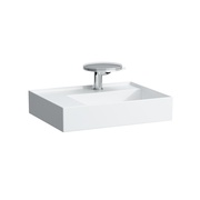Раковина Laufen Kartell 60x46x18 см с полочкой слева, без отверстия перелива, с 1 отверстием для смесителя