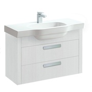 Тумба для раковины Laufen LB3 82x37 см 2 ящика белый