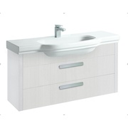 Тумба для раковины Laufen LB3 122x37 см 2 ящика белый