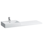 Раковина Laufen Living City 150x46 см столешница, с 1 отверстием для смесителя, с полочкой справа