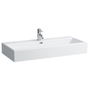 Раковина Laufen Living City 8.1843.7.000.104.1 100x46 см столешница накладная, с 1 отверстием для смесителя