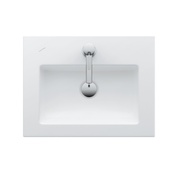 Раковина Laufen Living 50x38x13 см встраиваемая сверху, без отверстия для смесителя