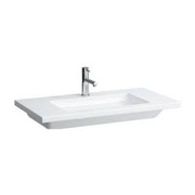Раковина Laufen Living 90x48x15 см встраиваемая, без отверстия для смесителя