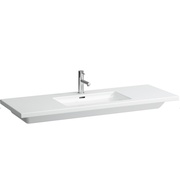 Раковина Laufen Living 130x48x15 см столешница, без отверстия для смесителя