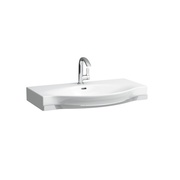 Раковина Laufen Palace 8.1270.2.000.104.1 90x51x16.5 см с полотенцедержателем с 1 отверстием для смесителя