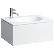 Тумба для раковины Laufen Palomba 65x48 см 1 ящик без розетки белый