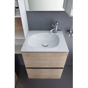 Тумба для раковины Laufen Palomba 65x48 см 2 ящика без розетки светлая груша