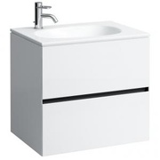 Тумба для раковины Laufen Palomba 4.0634.2.180.220.1 65x48 см 2 ящика со светодиодной подсветкой и евророзеткой белый