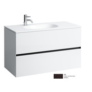 Тумба для раковины Laufen Palomba 100x48 см 2 ящика со светодиодной подсветкой и розеткой пьяная вишня