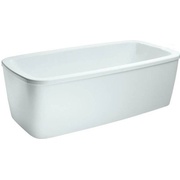 Акриловая ванна Laufen Palomba 180x90 см с каркасом, свободно стоящая, с панельной обшивкой,