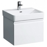Тумба для раковины Laufen Pro S 4.8345.2.096.463.1 66.5x45 см 1 ящик + доп. отсек белый матовый