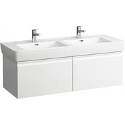 Тумба для раковины Laufen Pro S 126x45 см 2 ящика белый глянец