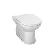 Унитаз приставной Laufen Pro 8.2295.1.000.000.1 58x36 см с глубоким смыванием, с горизонтальным/вертикальным выпуском без сиденья