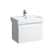 Тумба для раковины Laufen Pro 55x37 см 1 ящик белый глянец