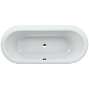 Акриловая ванна Laufen Pro 170x75 см овальная с каркасом, с правой L- панелью