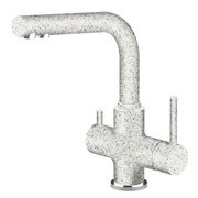 Смеситель для кухонной мойки Lemark Comfort LM3061LM однорычажный с подключением к фильтру с питьевой водой серый