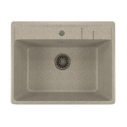 Мойка кухонная Mixline 50.5x56 см серая