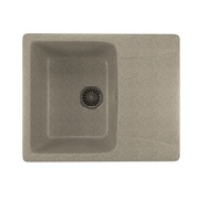 Мойка кухонная Mixline серая 48x59 см крыло справа
