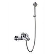 Смеситель для ванны Mixline с коротким изливом с лейкой-3