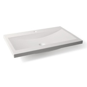 Раковина Montebianco Miage Due 75x50см