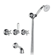 Душевой комплект Nicolazzi Classica lusso 1403DB Темная Бронза