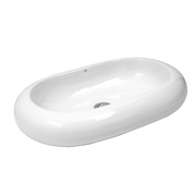 Раковина Noken Clip Oval 63 см с опорой со сливом