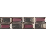 Бордюр Plaza Infinity Listello Iridium Burdeos