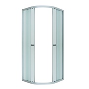 Душевая шторка Poseidon Irida 80x80x183.5 профиль хром
