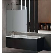 Шторка для ванны Profiltek Newglass Ng-102 teknoclean левая стекло матовое