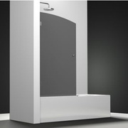Шторка для ванны Profiltek Newglass Ng-102 teknoclean левая стекло затемненное