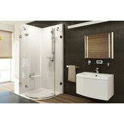 Душевой уголок Ravak Brilliant BSKK3-100 L хром+Транспарент