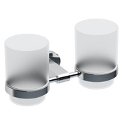 Держатель Ravak Chrome X07P189 с двумя стаканами (стекло)